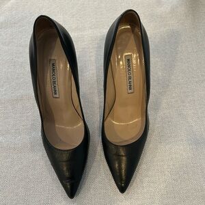 Size 7 black leather